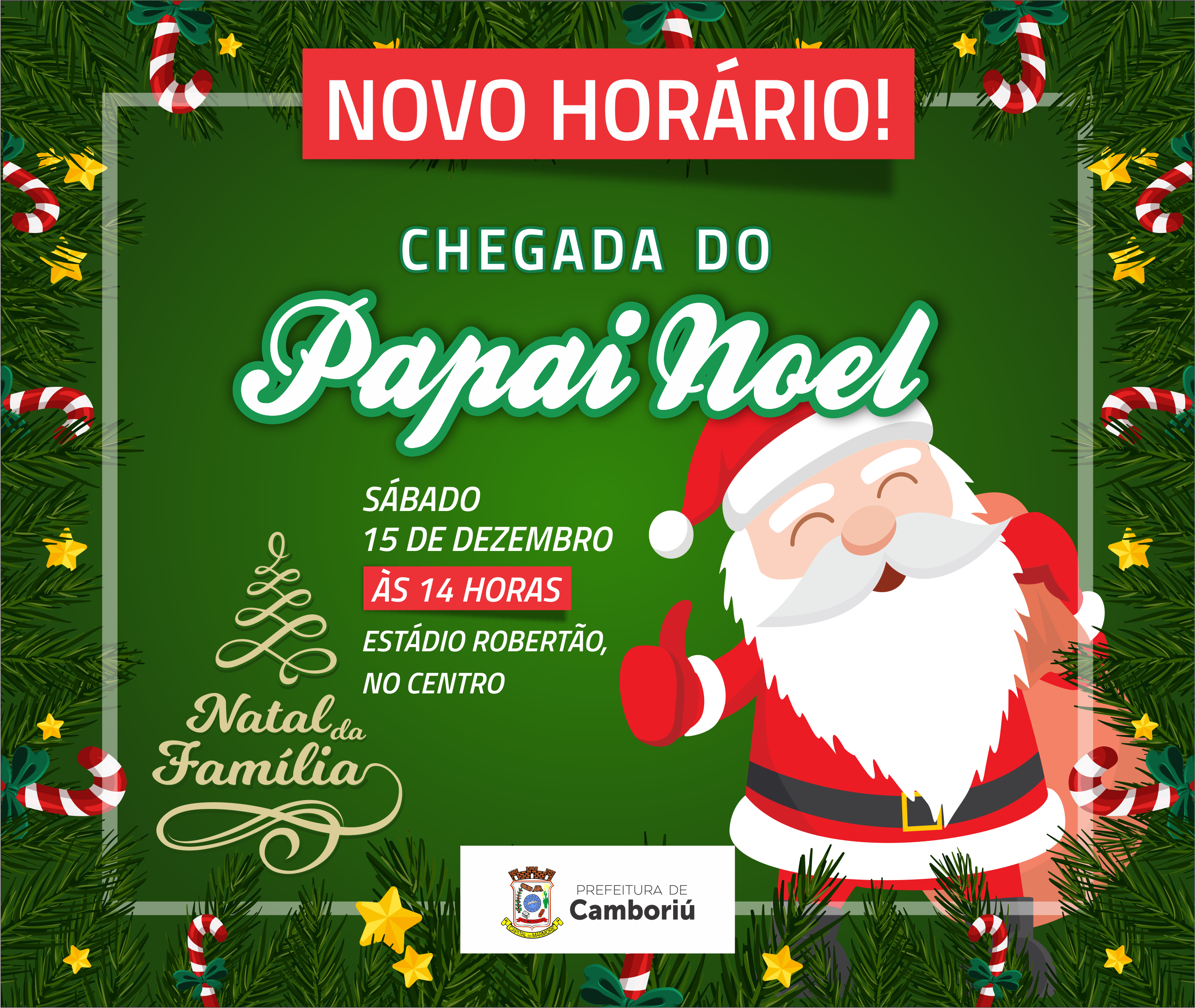 Natal Camboriú: Chegada do Papai Noel marca a abertura do Natal Natal Camboriú: Chegada do Papai Noel marca a abertura do Natal