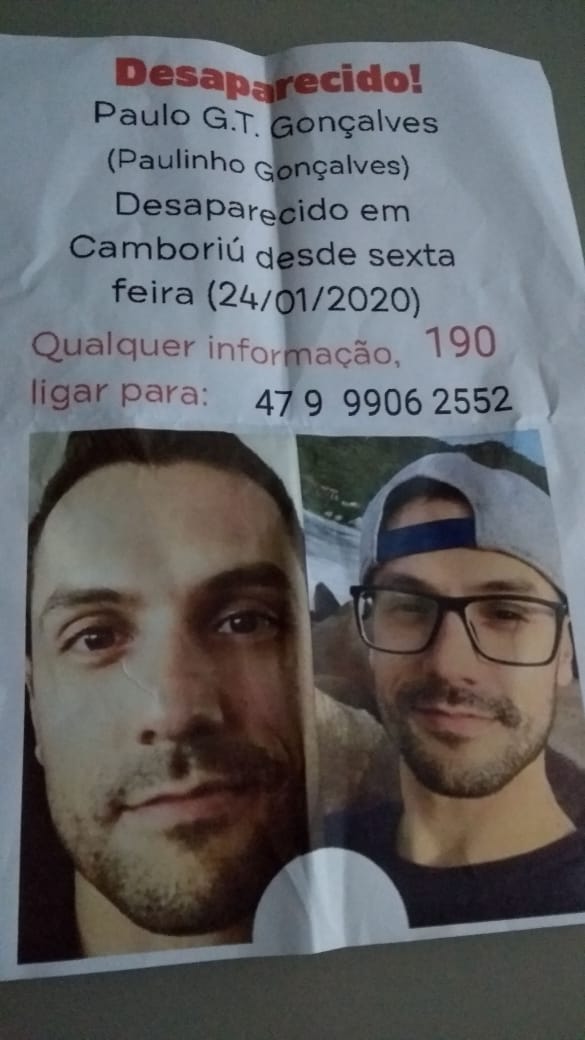 Rapaz desaparecido é encontrado morto no interior de Camboriú