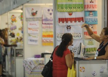Rio de Janeiro - Feira de capacitação em artesanato Rio Artes Manuais, no Centro de Convenções SulAmérica, no bairro do Estácio, oferece oficinais de novas técnicas artesanais (Fernando Frazão/Agência Brasil)