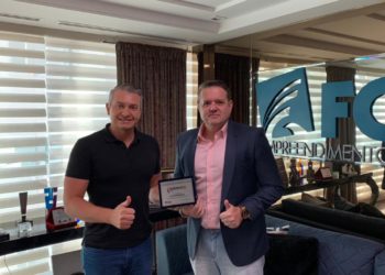 Jean Graciola, presidente da FG, e Altevir Baron, diretor de mercado e marketing da FG Empreendimentos.