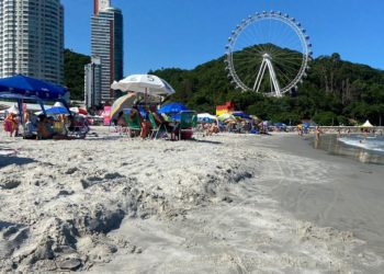 Imagem registrada nesta terça-feira (01). Foto: Prefeitura de Balneário Camboriú/Divulgação