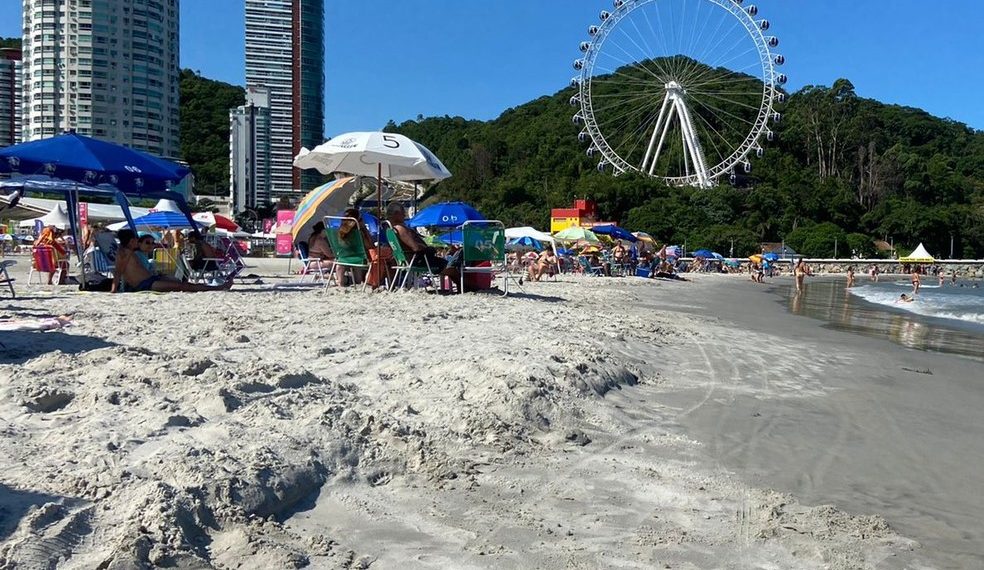 Imagem registrada nesta terça-feira (01). Foto: Prefeitura de Balneário Camboriú/Divulgação