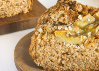 bolo de banana com aveia