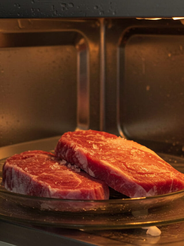 Você descongela carne no micro-ondas?